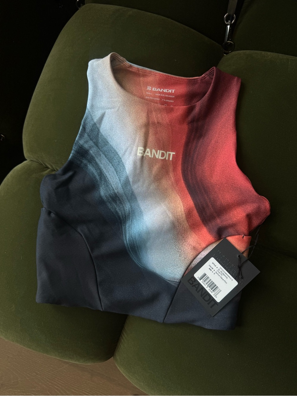 Bandit Women's Stamina Race Crop - Thermal Field Rusted Apricot
